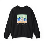 Christian Sweatshirt – “Mended By Mercy” | Unisex Faith-Based Crewneck