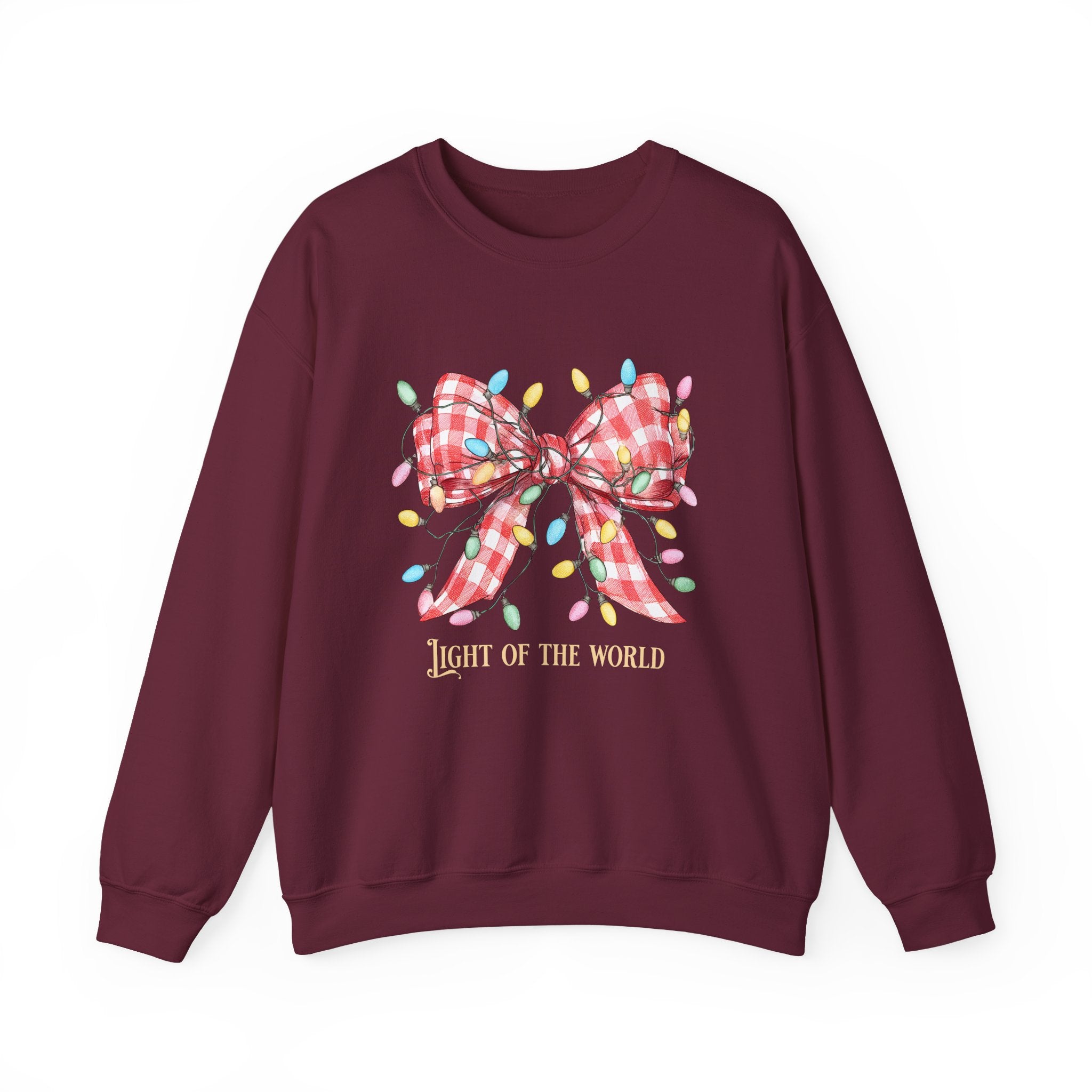 Christmas Collection – “Light of the World” Sweatshirt | Christian Apparel & Gifts