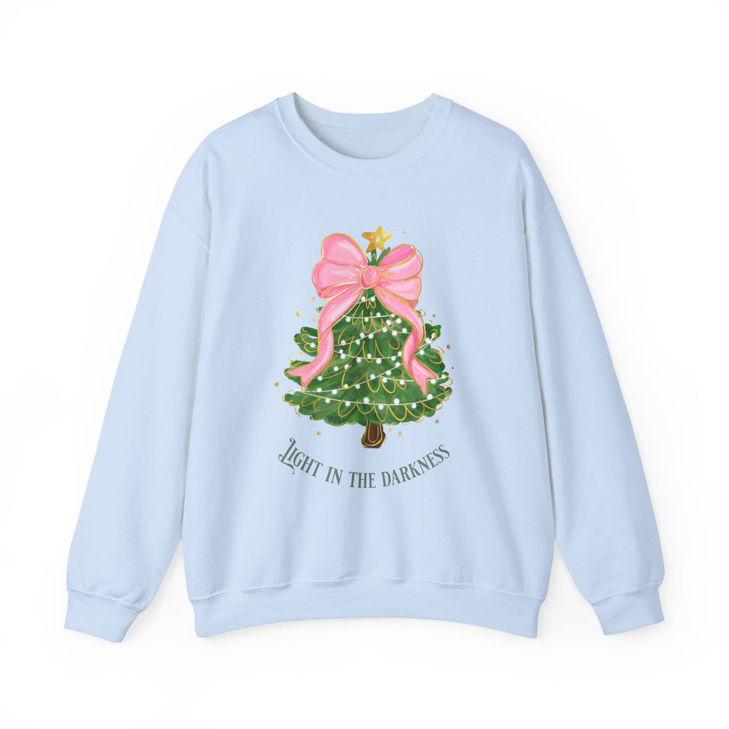 Christmas Collection – “Light in the Darkness” Sweatshirt | Christian Apparel & Gifts