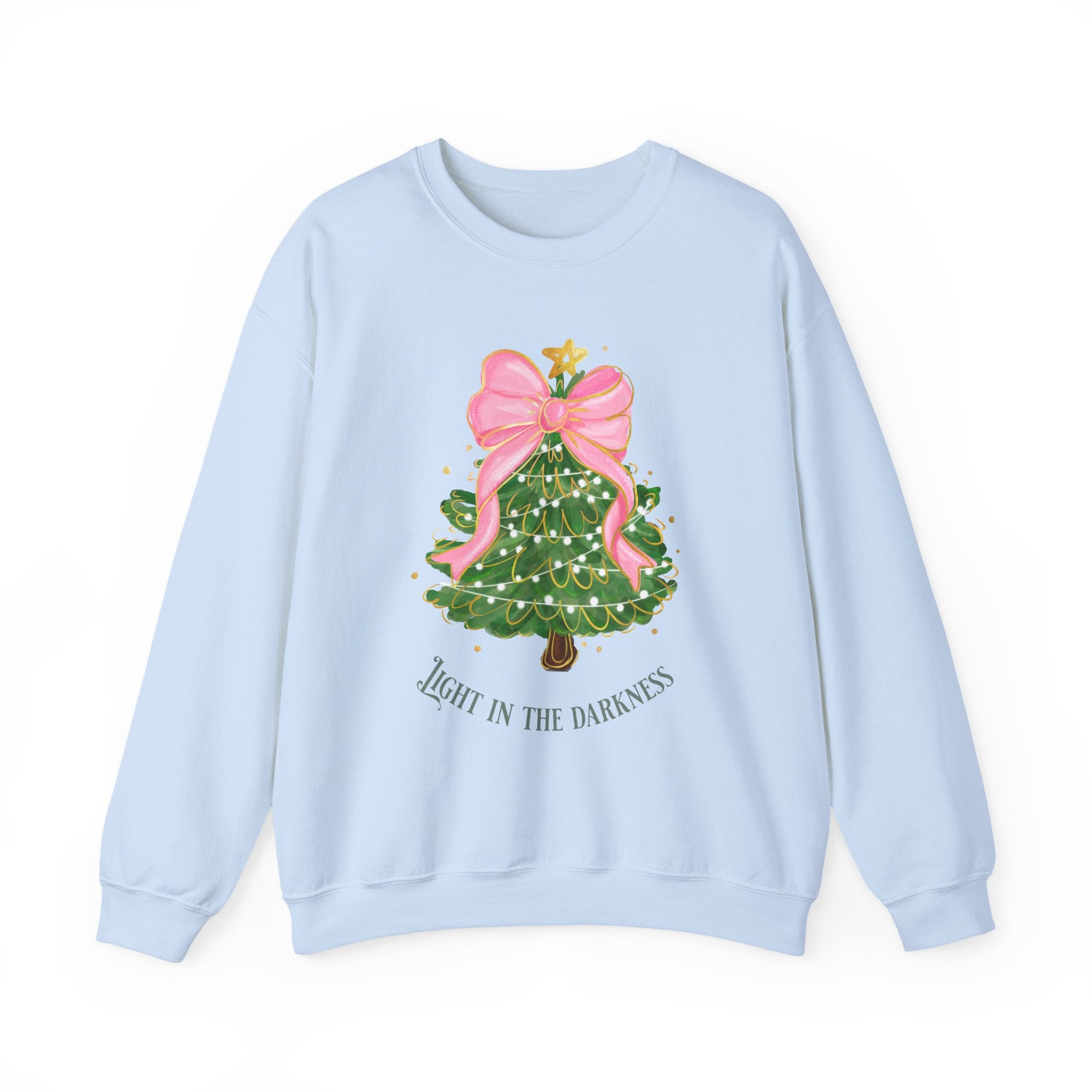 Christmas Collection – “Light in the Darkness” Sweatshirt | Christian Apparel & Gifts