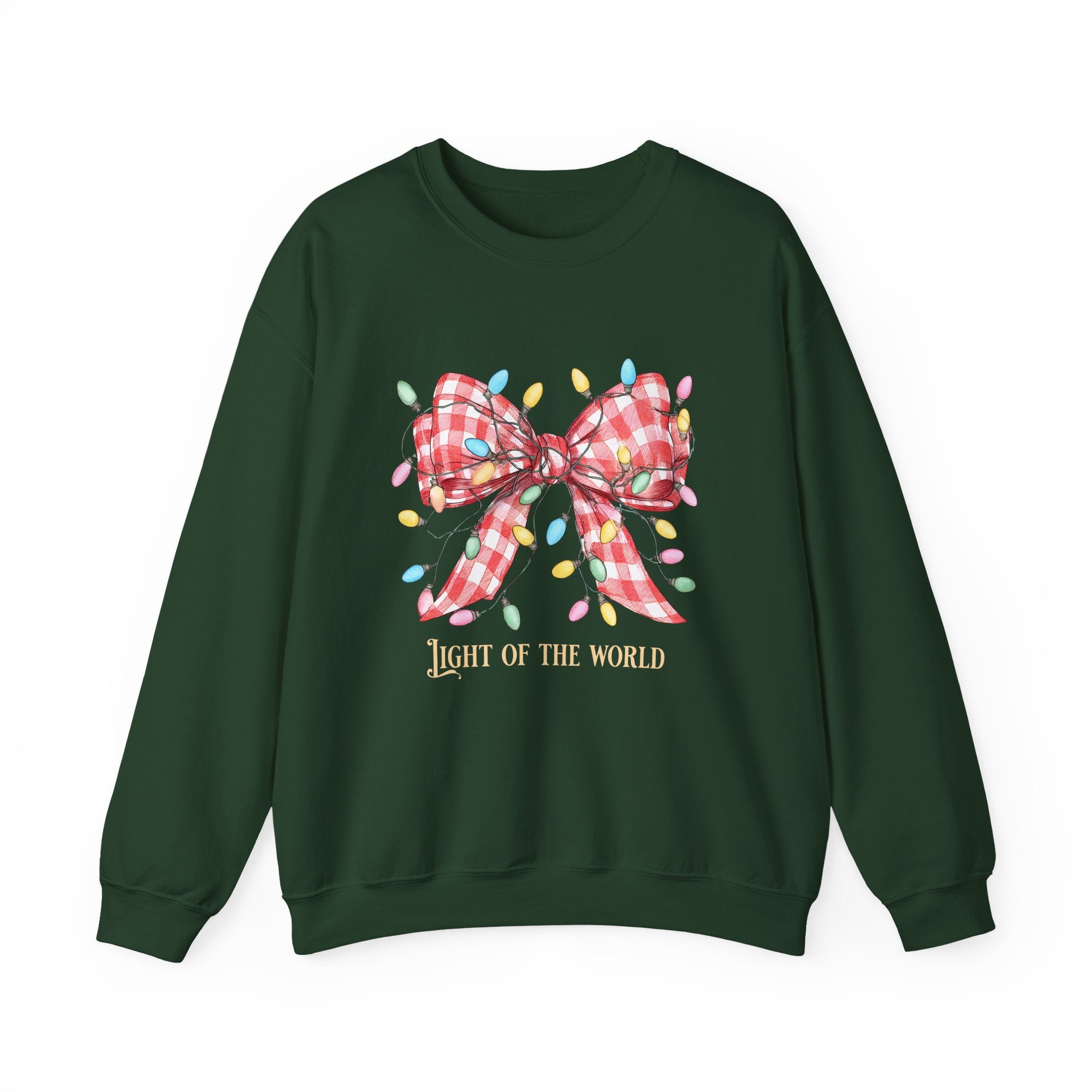 Christmas Collection – “Light of the World” Sweatshirt | Christian Apparel & Gifts