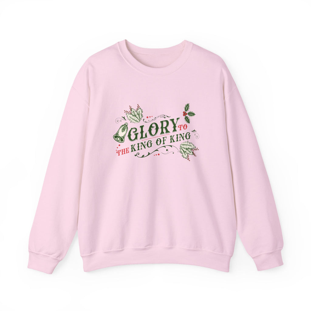 Christmas Collection – “Glory to the King of kings” Sweatshirt | Christian Apparel & Gifts