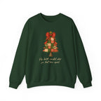 Christmas Collection – “His Birth Mended What Sin Had Torn Apart” Sweatshirt| Christian Apparel & Gifts