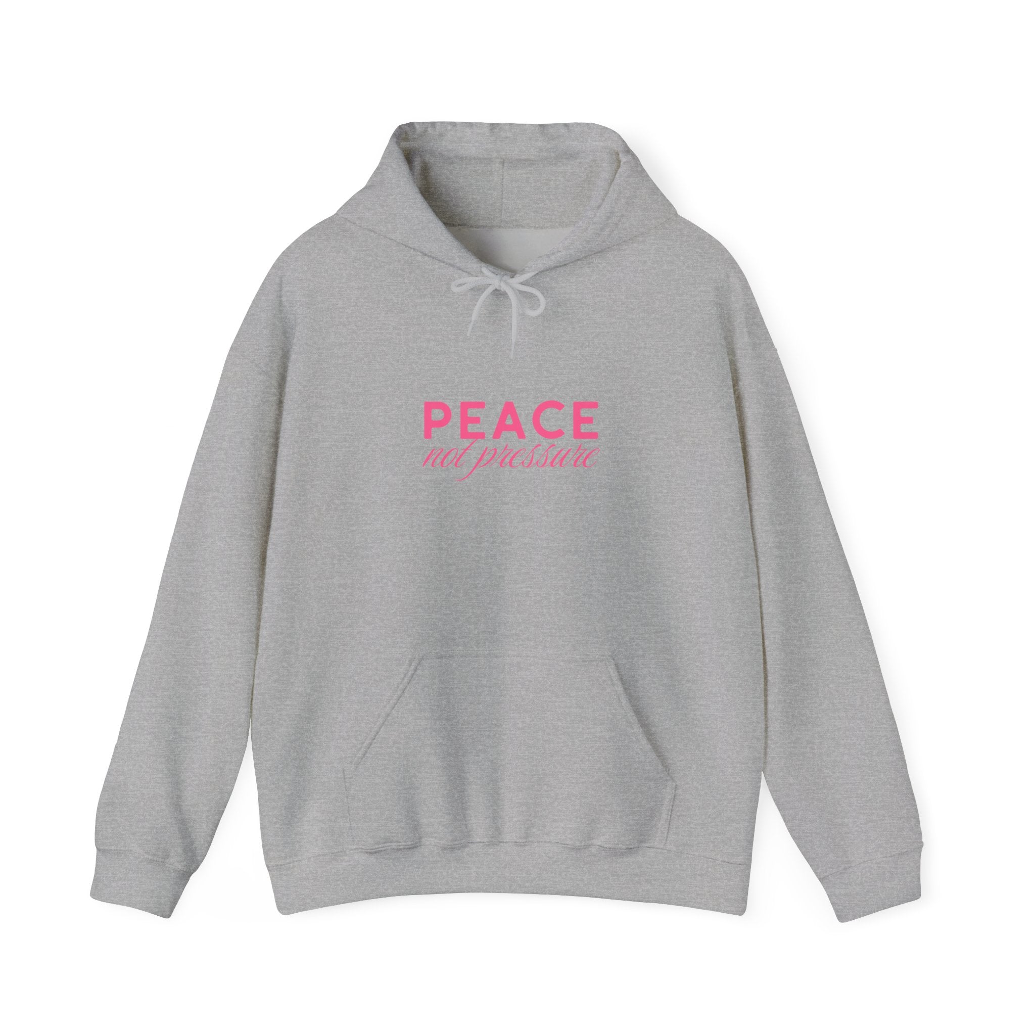 Christian Hoodie – “Peace, Not Pressure” | Faith-Based Unisex Pullover