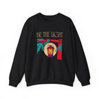 Christian Sweatshirt – “Be the Light” | Unisex Faith-Based Crewneck