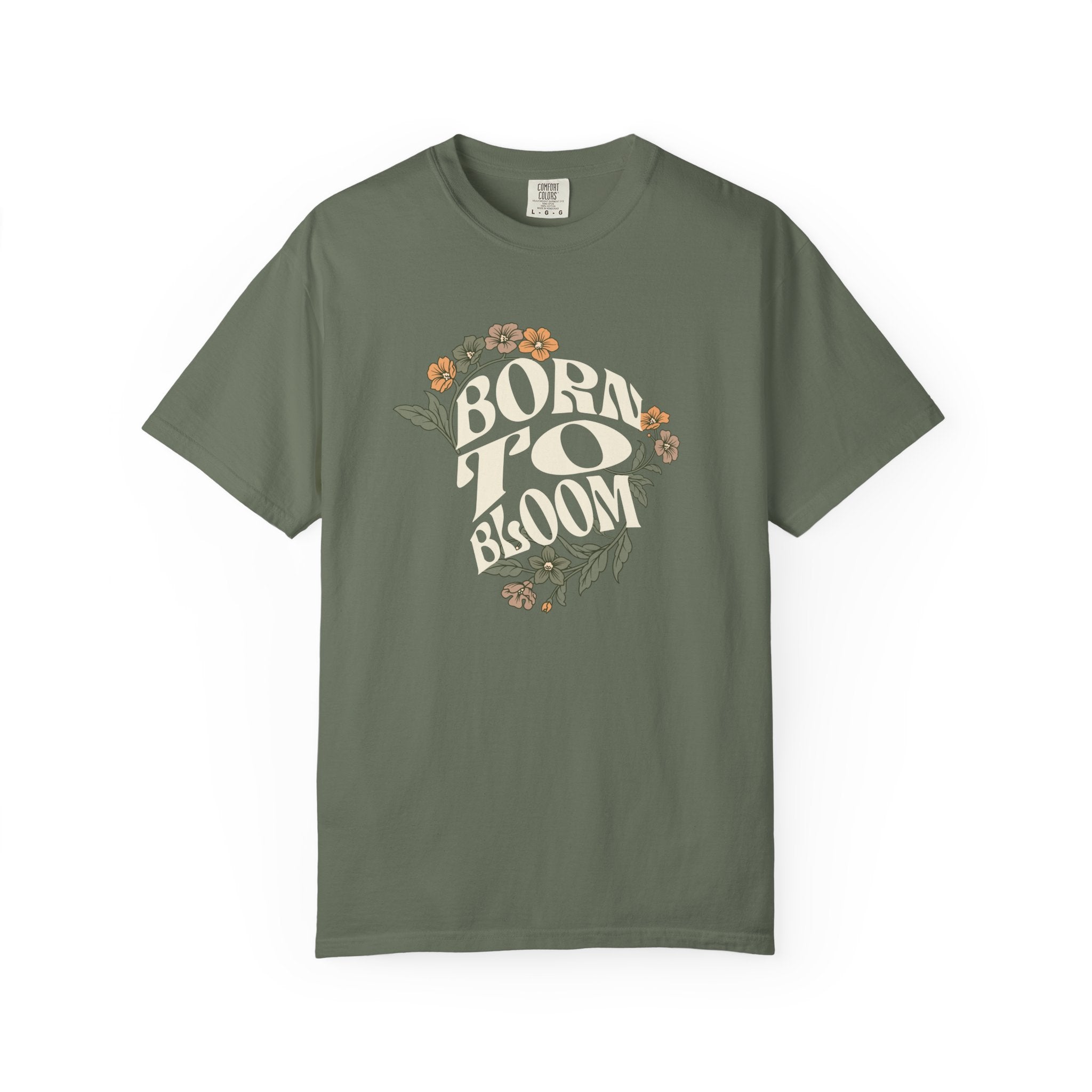 Classic Comfort Colors® 1717 Unisex T-Shirt – Born to Bloom | Made in USA