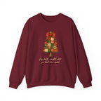 Christmas Collection – “His Birth Mended What Sin Had Torn Apart” Sweatshirt| Christian Apparel & Gifts