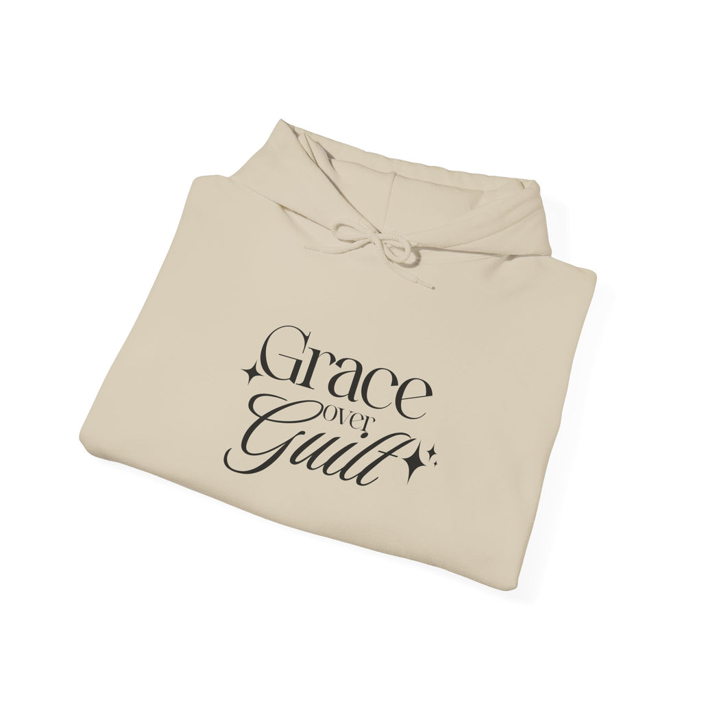 Christian Hoodie – “Grace Over Guilt” | Faith-Based Unisex Pullover