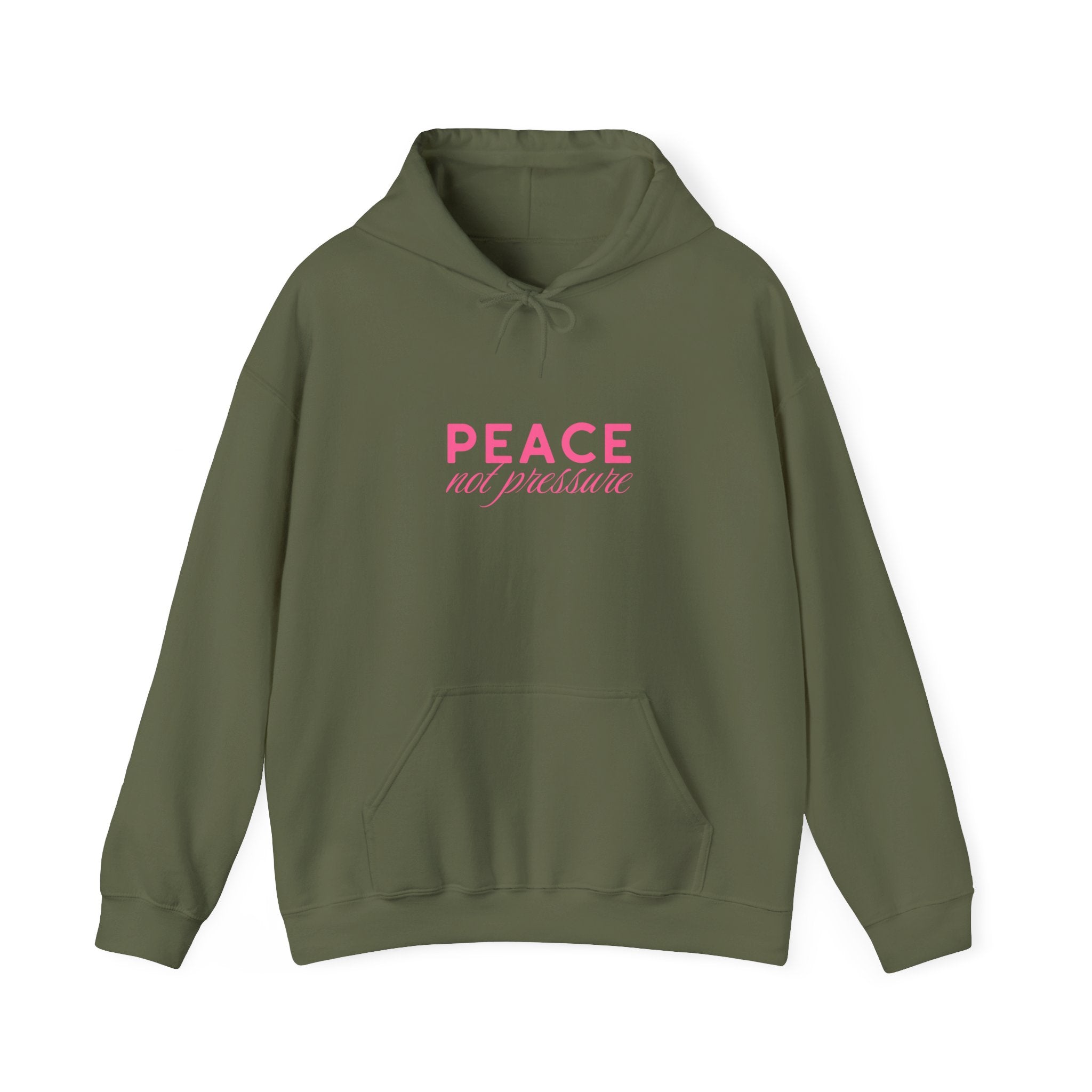 Christian Hoodie – “Peace, Not Pressure” | Faith-Based Unisex Pullover