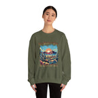Christian Sweatshirt – “From Desert to Dawn, He Renews My Soul” | Unisex Faith-Based Crewneck