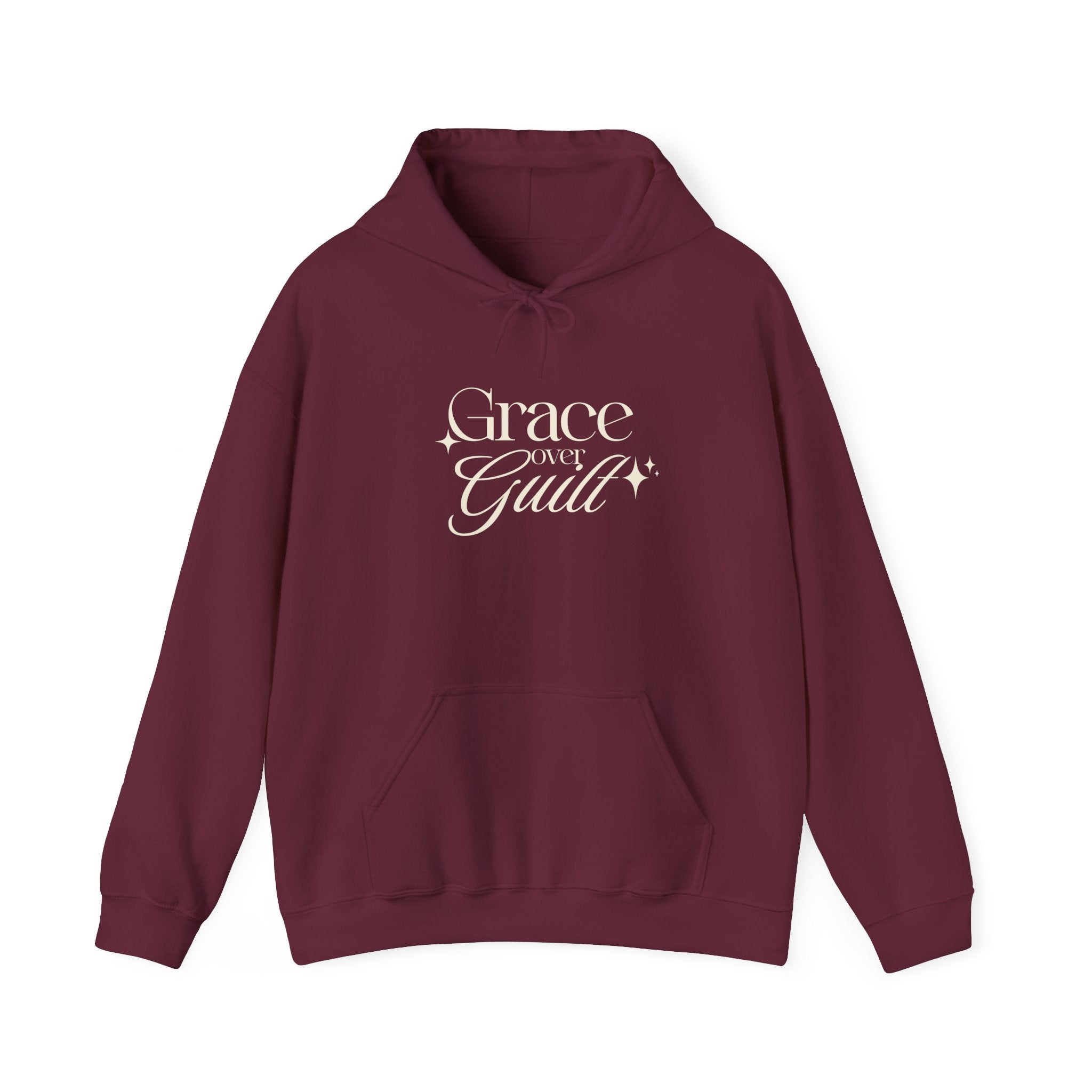Christian Hoodie – “Grace Over Guilt” | Faith-Based Unisex Pullover