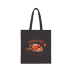 Christian Tote Bag – “Because of Jesus, I Can Give Thanks in Every Season” | Faith-Inspired Everyday Bag