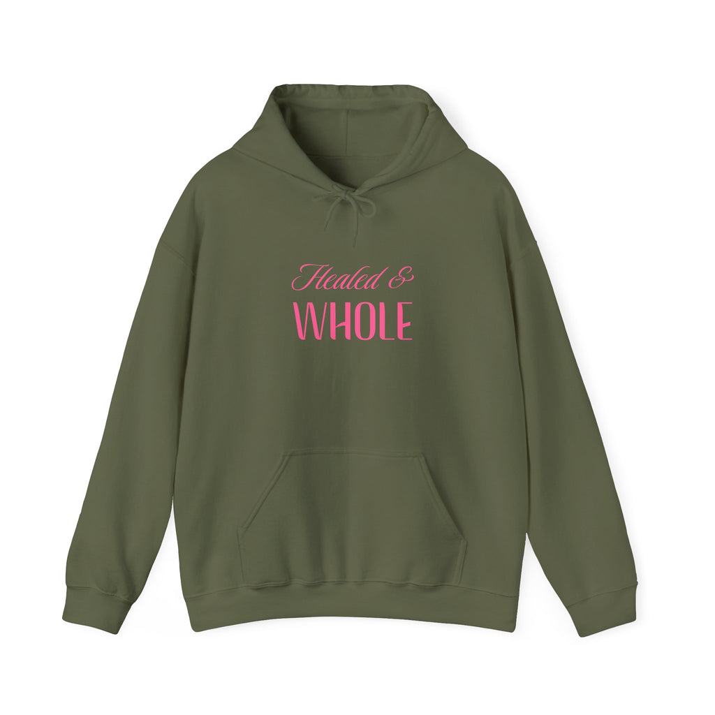 Christian Hoodie – “Healed and Whole” | Faith-Based Unisex Pullover