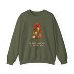 Christmas Collection – “His Birth Mended What Sin Had Torn Apart” Sweatshirt| Christian Apparel & Gifts