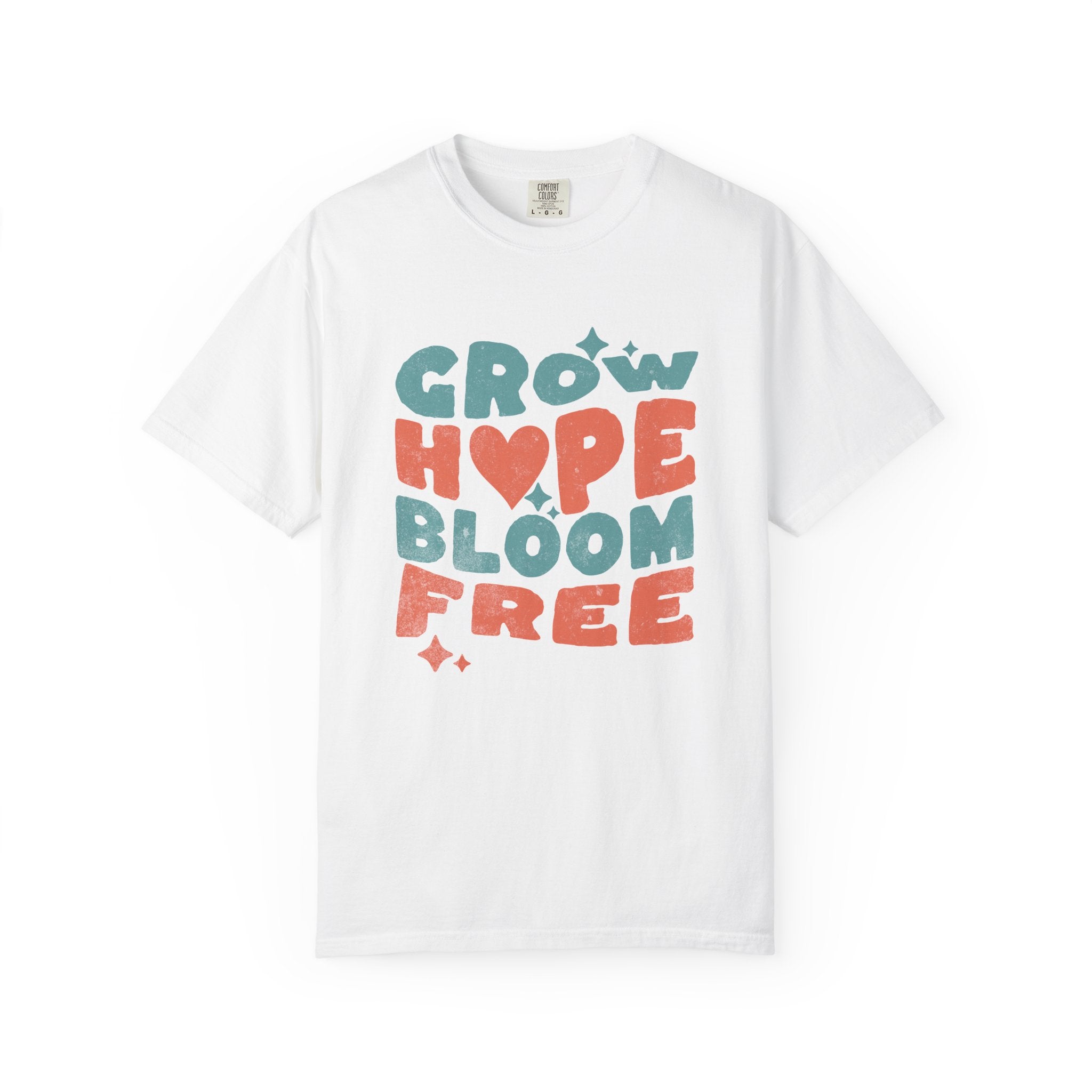 Classic Comfort Colors® 1717 Unisex T-Shirt – Grow Hope, Bloom Free | Made in USA