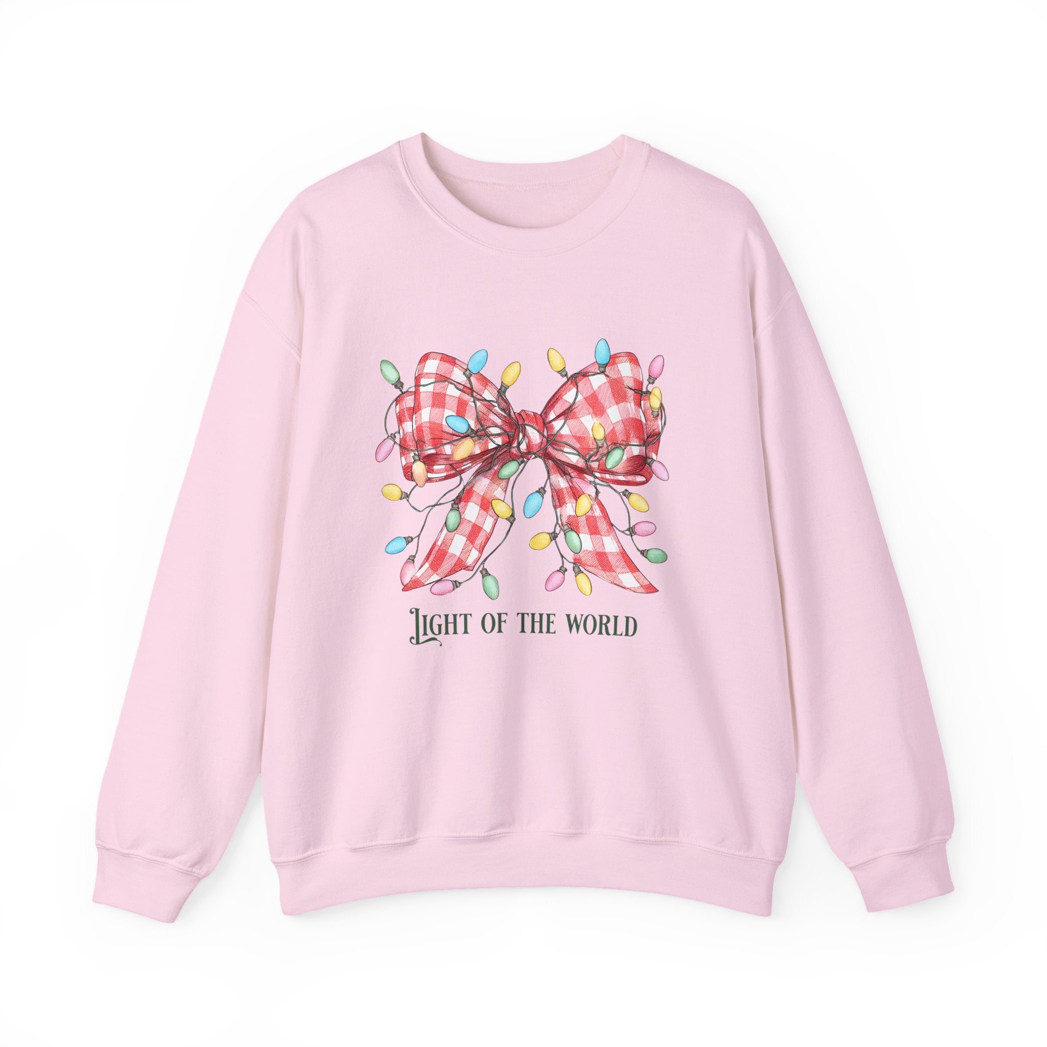 Christmas Collection – “Light of the World” Sweatshirt | Christian Apparel & Gifts