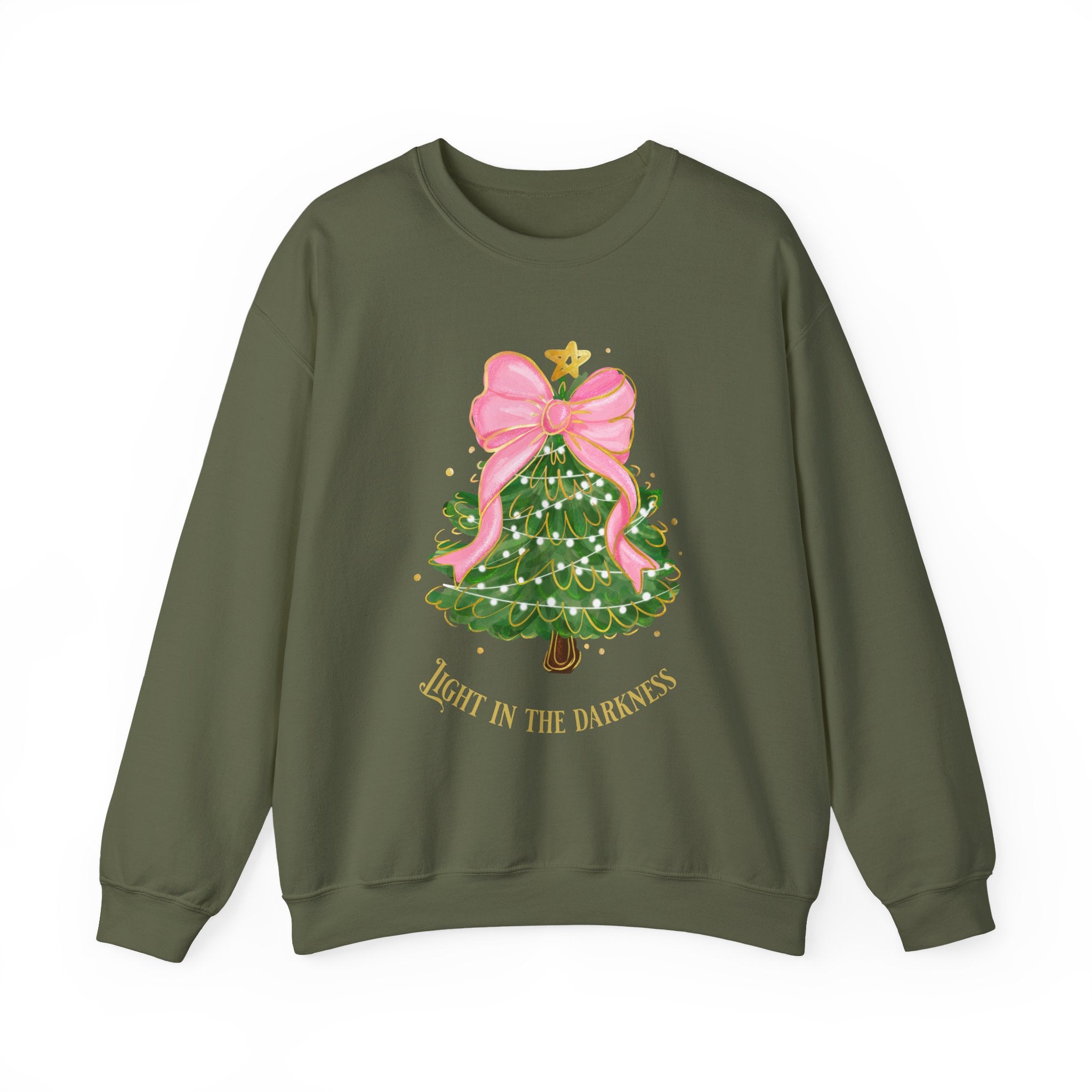 Christmas Collection – “Light in the Darkness” Sweatshirt | Christian Apparel & Gifts