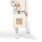 Christian Tote Bag – “Grow Hope Bloom Free” | Faith-Based Gift for Women