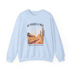 Christian Sweatshirt – “He Makes a Way Through the Wilderness” | Faith-Based Unisex Crewneck