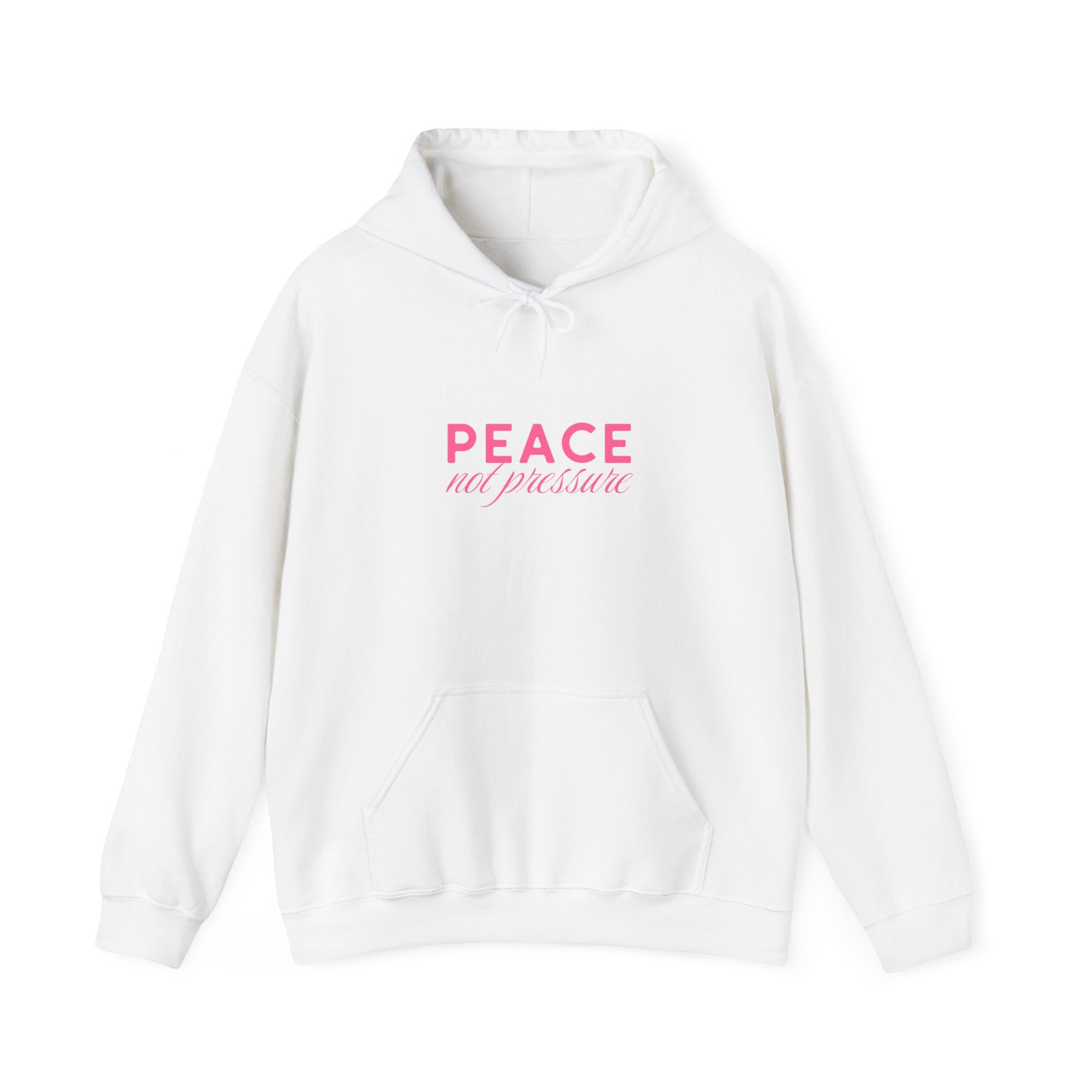 Christian Hoodie – “Peace, Not Pressure” | Faith-Based Unisex Pullover