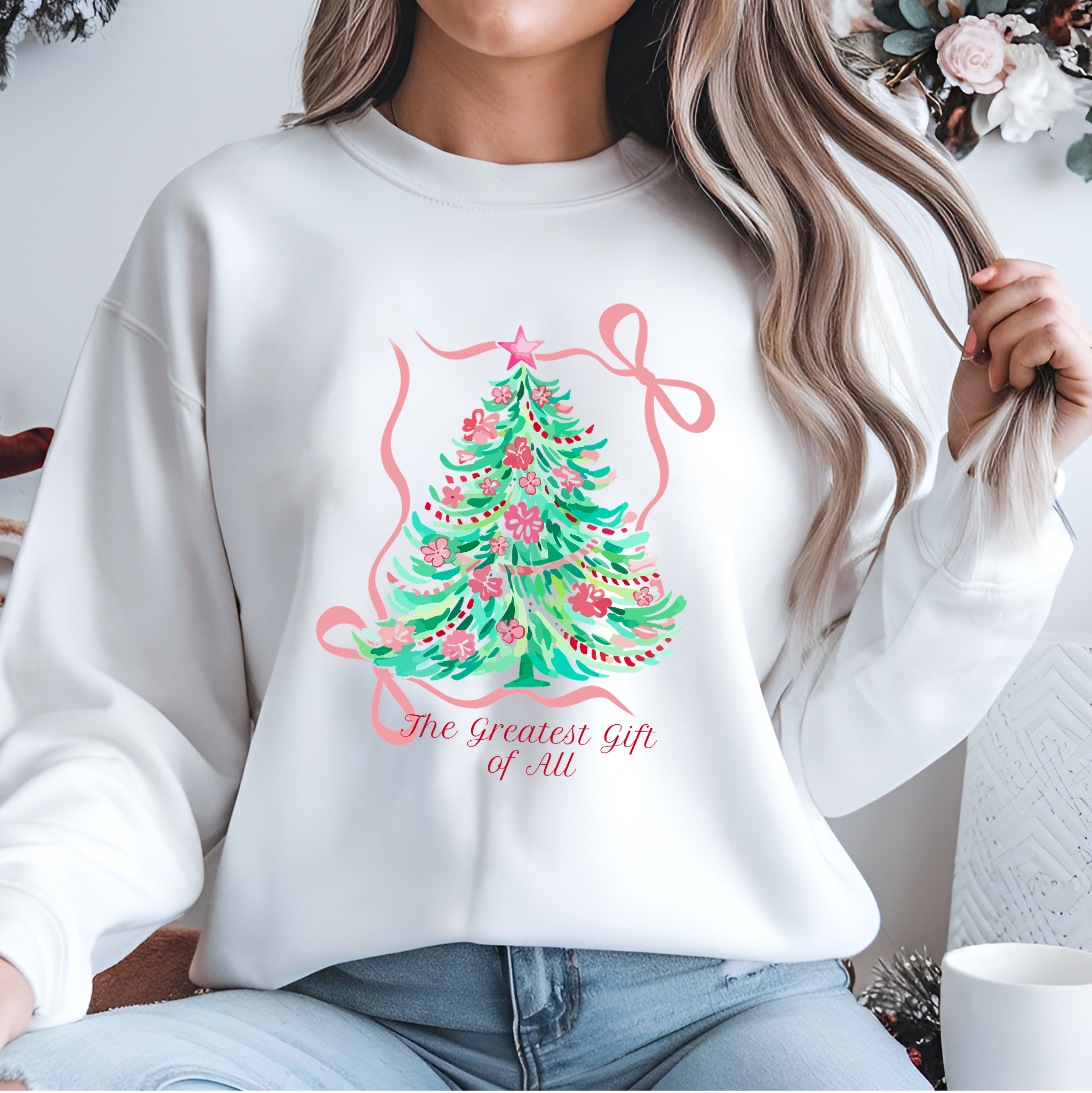 Christmas Collection – “The Greatest Gift of All” Sweatshirt | Christian Apparel & Gifts