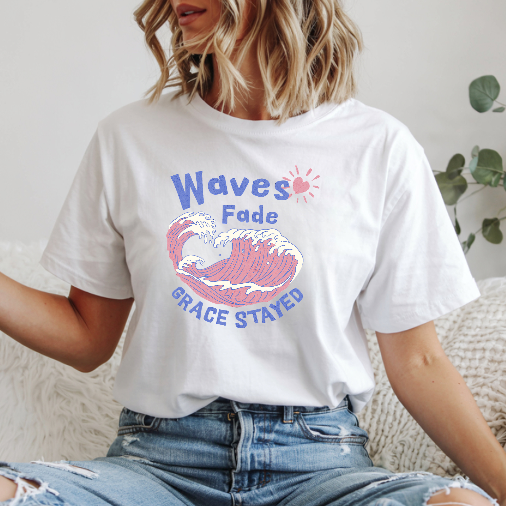 Classic Comfort Colors® 1717 Unisex T-Shirt – Wave Fades, Grace Stayed | Made in USA