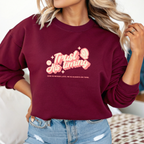 Christian Sweatshirt – “Trust His Timing” | Faith-Based Unisex Crewneck
