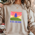 Christian Sweatshirt – “Be Still and Know” | Unisex Faith-Based Crewneck