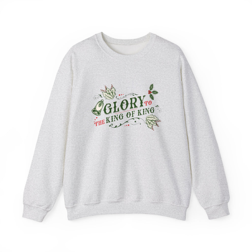 Christmas Collection – “Glory to the King of kings” Sweatshirt | Christian Apparel & Gifts