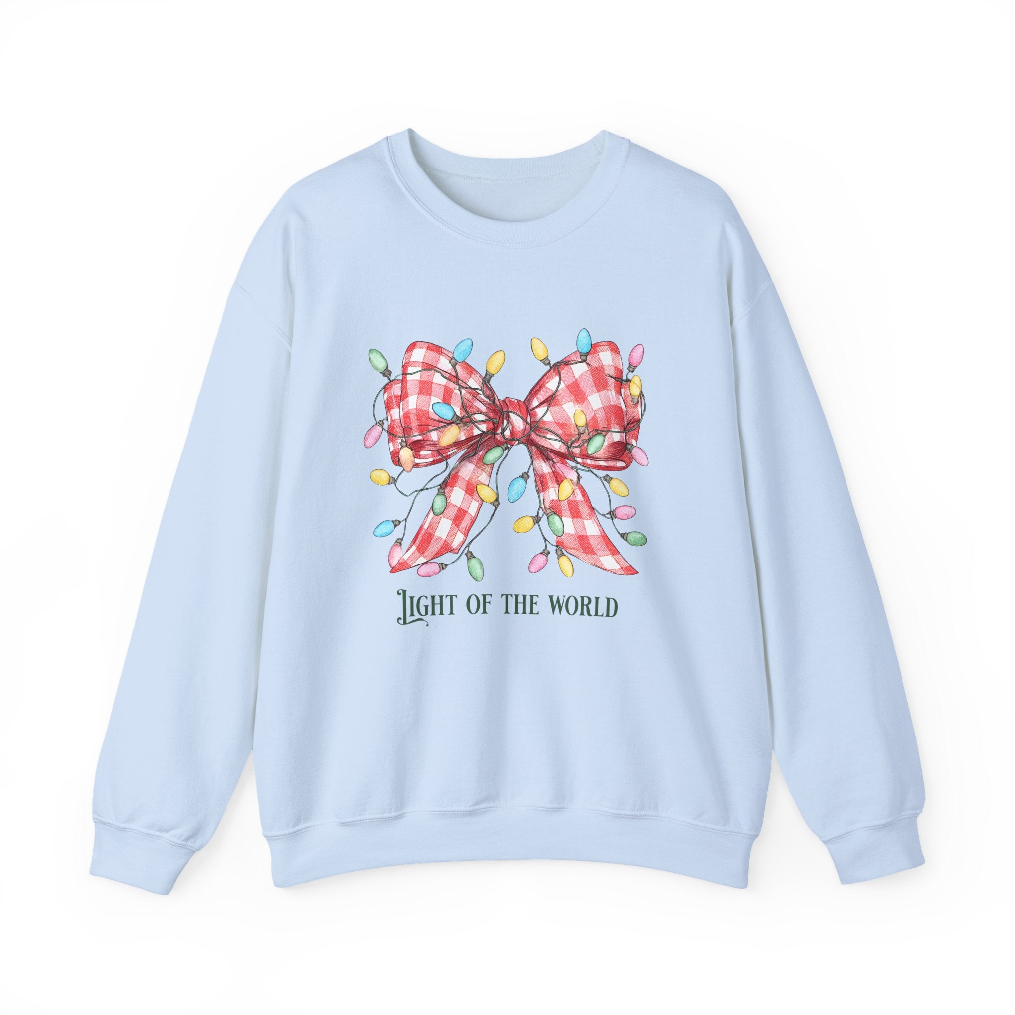 Christmas Collection – “Light of the World” Sweatshirt | Christian Apparel & Gifts