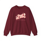 Christian Sweatshirt – “Trust His Timing” | Faith-Based Unisex Crewneck