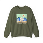 Christian Sweatshirt – “Mended By Mercy” | Unisex Faith-Based Crewneck