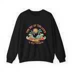 Christian Sweatshirt – “The Joy of the Lord Is My Strength” | Faith-Based Unisex Crewneck
