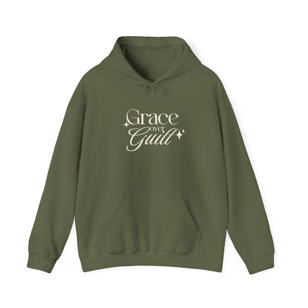 Christian Hoodie – “Grace Over Guilt” | Faith-Based Unisex Pullover