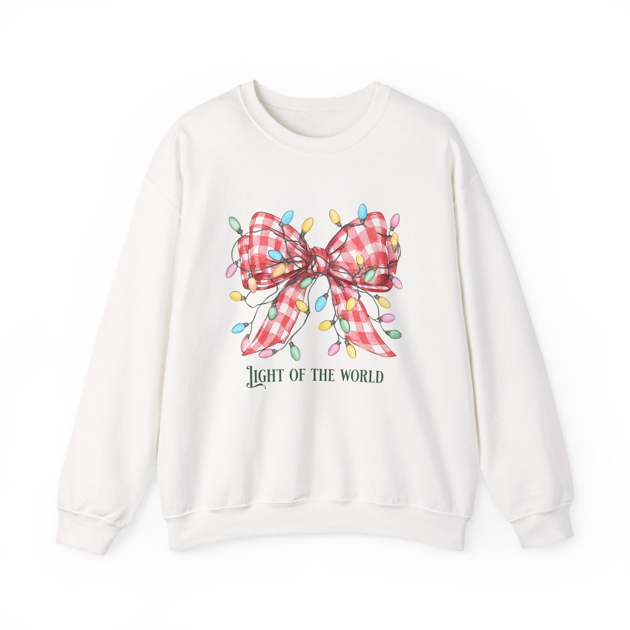 Christmas Collection – “Light of the World” Sweatshirt | Christian Apparel & Gifts