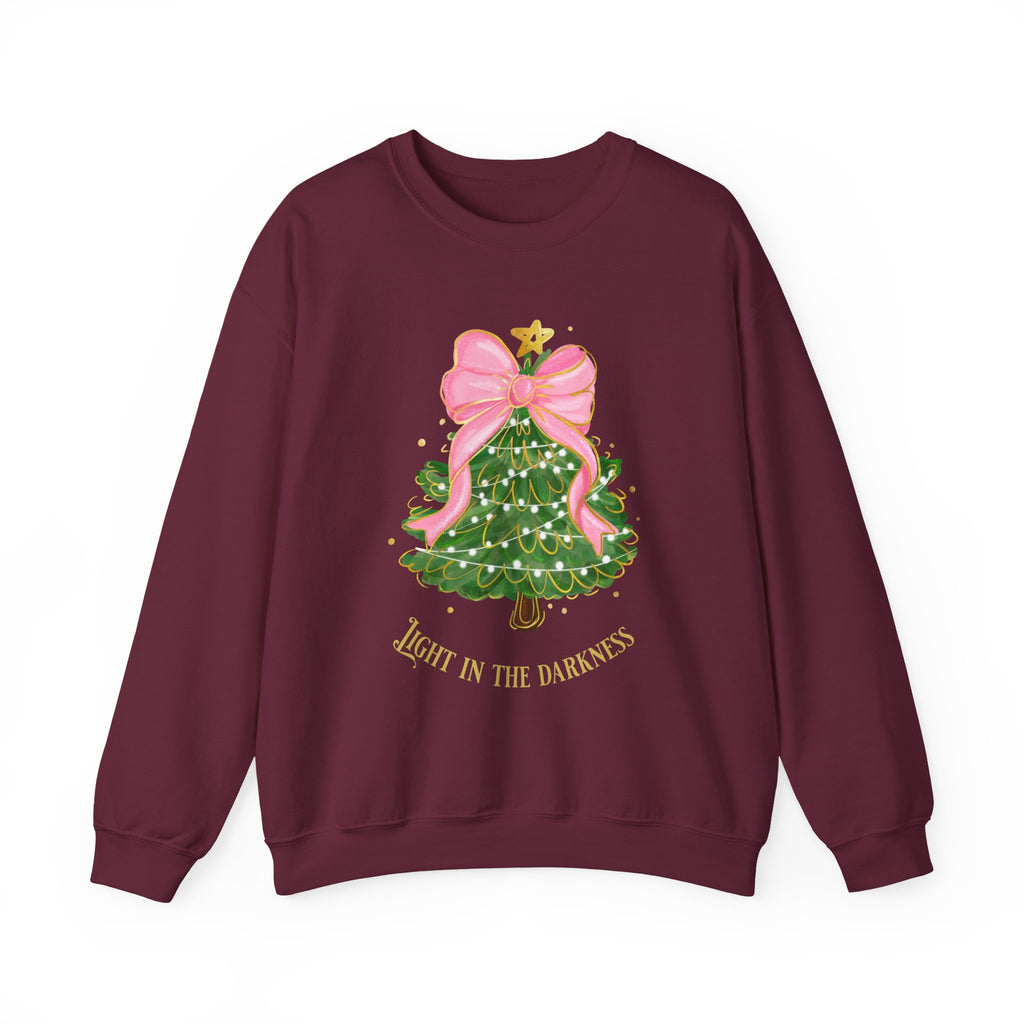 Christmas Collection – “Light in the Darkness” Sweatshirt | Christian Apparel & Gifts