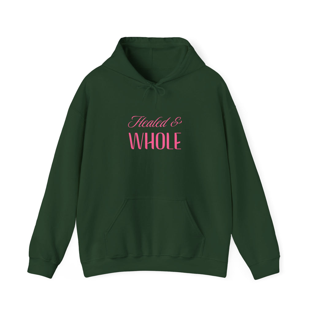 Christian Hoodie – “Healed and Whole” | Faith-Based Unisex Pullover