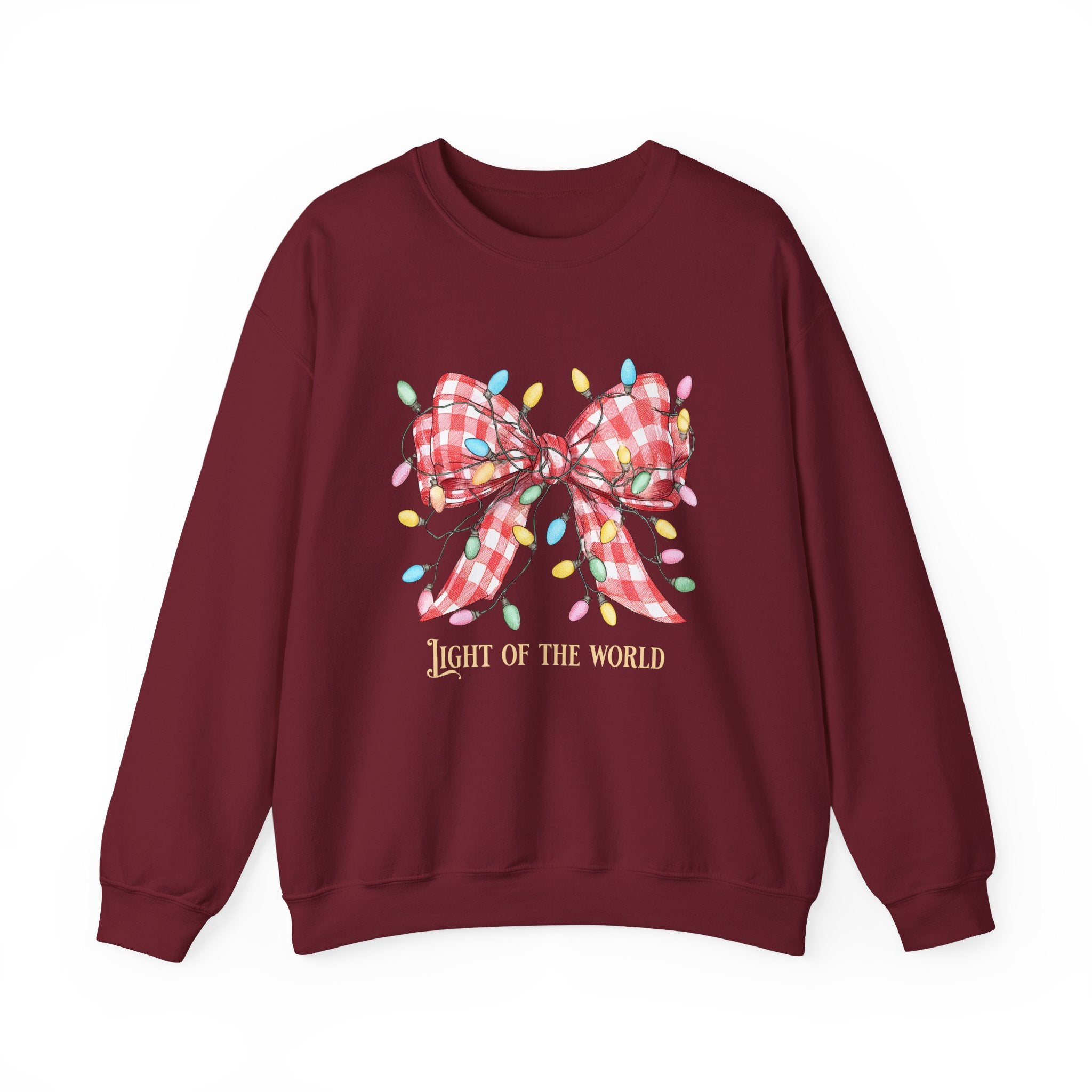 Christmas Collection – “Light of the World” Sweatshirt | Christian Apparel & Gifts