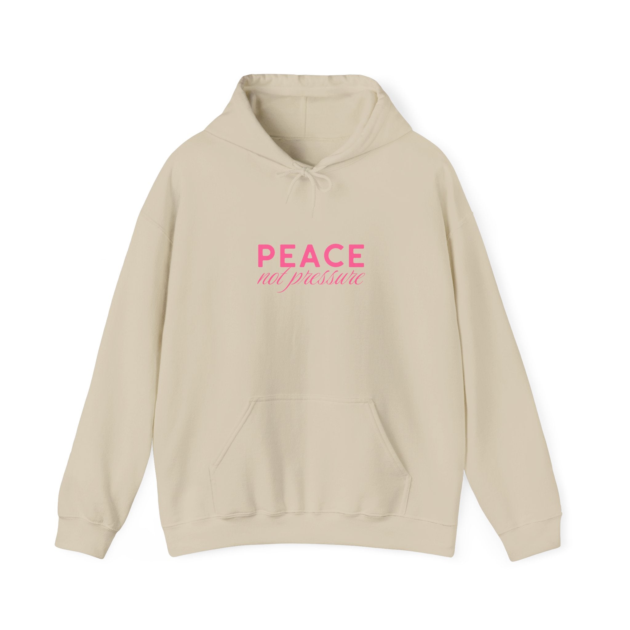 Christian Hoodie – “Peace, Not Pressure” | Faith-Based Unisex Pullover