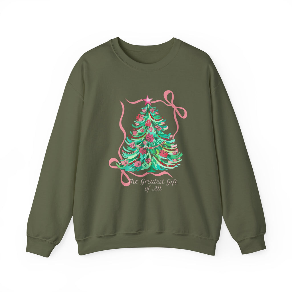 Christmas Collection – “The Greatest Gift of All” Sweatshirt | Christian Apparel & Gifts