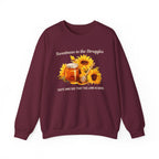Christian Sweatshirt – “Sweetness in the Struggle” | Faith-Based Crewneck for Women