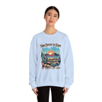 Christian Sweatshirt – “From Desert to Dawn, He Renews My Soul” | Unisex Faith-Based Crewneck