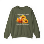 Christian Sweatshirt – “Sweetness in the Struggle” | Faith-Based Crewneck for Women