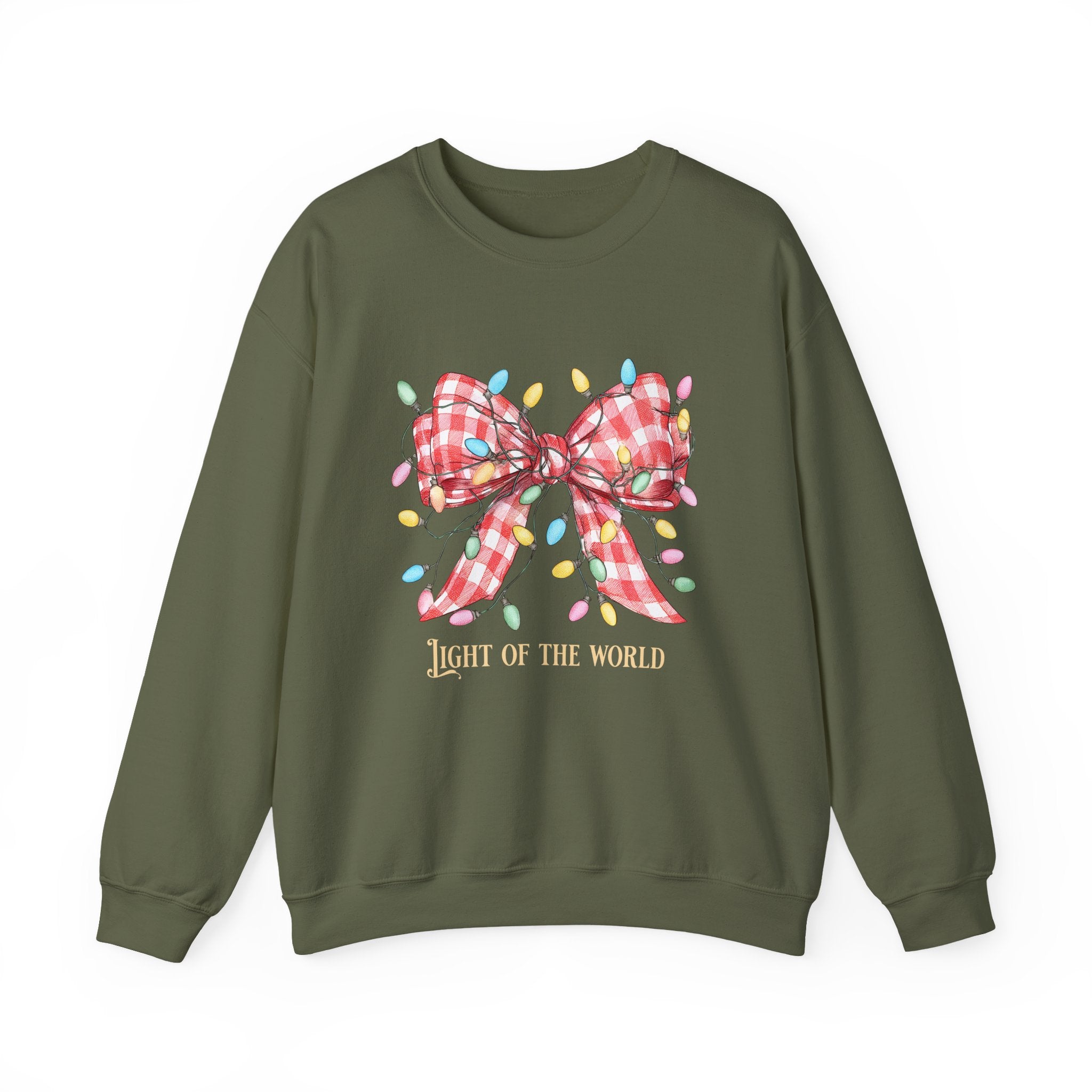 Christmas Collection – “Light of the World” Sweatshirt | Christian Apparel & Gifts