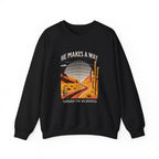 Christian Sweatshirt – “He Makes a Way Through the Wilderness” | Faith-Based Unisex Crewneck
