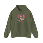 Christian Hoodie – “Rest in Jesus” | Faith-Based Unisex Pullover