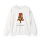 Christmas Collection – “His Birth Mended What Sin Had Torn Apart” Sweatshirt| Christian Apparel & Gifts