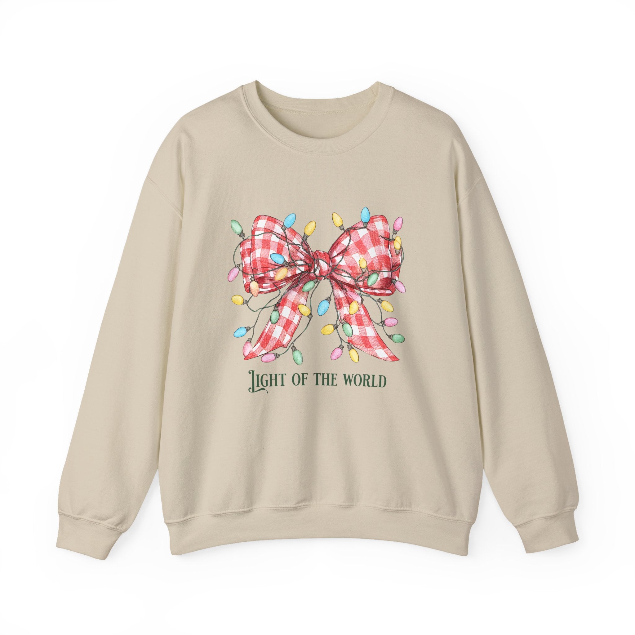 Christmas Collection – “Light of the World” Sweatshirt | Christian Apparel & Gifts