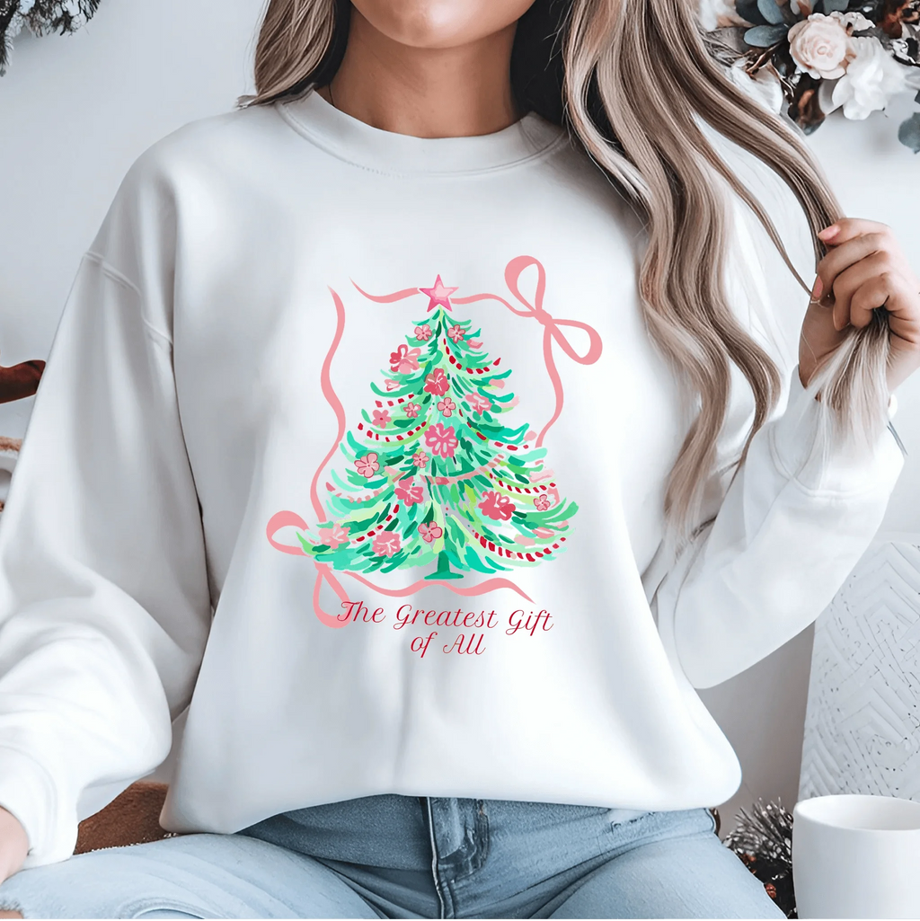 Christmas Collection – “The Greatest Gift of All” Sweatshirt | Christian Apparel & Gifts